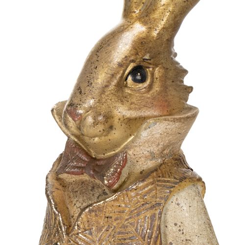 Product Rabbit figurine in outfit for harmonious seasonal home accents 53cm