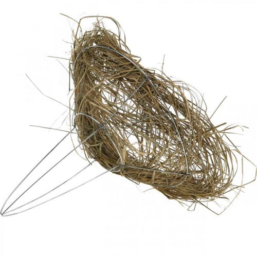 Floristik24 Cuff bouquet natural hay flower cuff Ø15cm 8 pcs