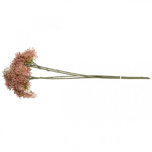 Product Elderberry artificial pink blossom branch 52cm 4pcs