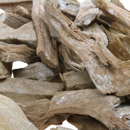 Product Root wood deco wood washed white, nature 4-12cm 450g