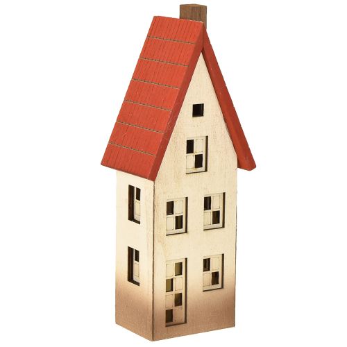 Product Wooden house LED light house For battery 8.5×6.5×22cm