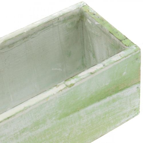 Floristik24 Planter, spring decoration, wooden box, herb box L32cm