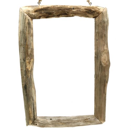 Floristik24 Wooden frame nature to hang 59cm x 42cm