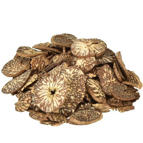 Product Wooden slices, decorative tree fruits, natural, DIY, FSC, 1-3.5cm, 300g