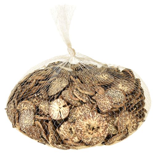 Product Wooden slices, decorative tree fruits, natural, DIY, FSC, 1-3.5cm, 300g