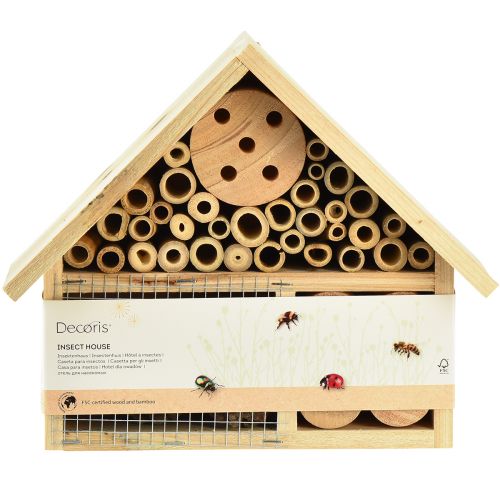 Product Insect house natural insect hotel wood fir natural H21cm