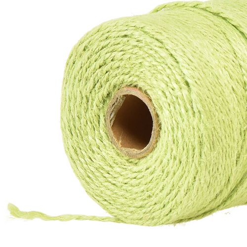 Product Jute ribbon decorative ribbon jute green jute cord Ø2mm 200m