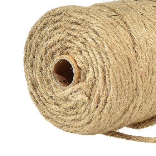 Product Jute ribbon jute cord ribbon jute decorative ribbon natural Ø4mm 100m