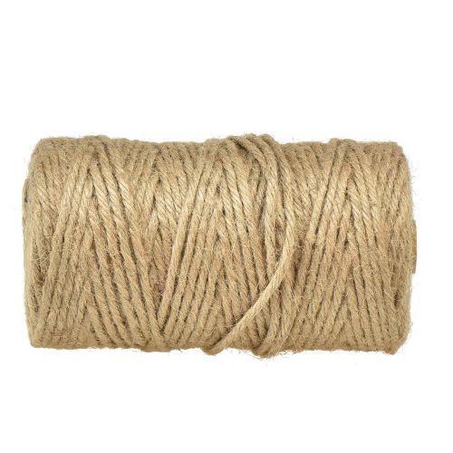 Product Jute ribbon jute cord ribbon jute decorative ribbon natural Ø4mm 100m