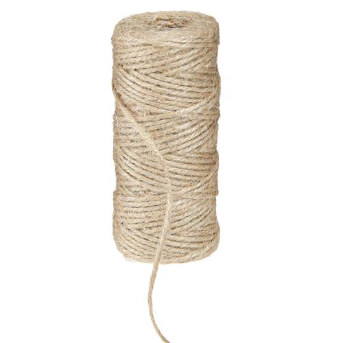 Jute yarn natural jute cord 2mm 50m per yarn roll × 8pcs