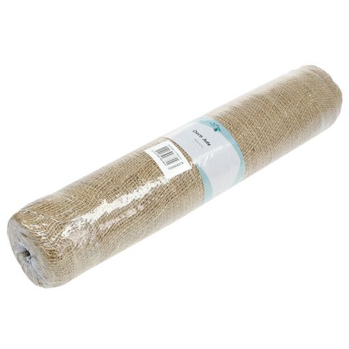 Floristik24 Jute tablecloth 50cm x 910cm nature