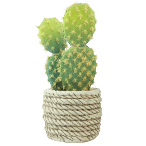 Product Cactus in pot artificial cactus assorted 28cm 2pcs