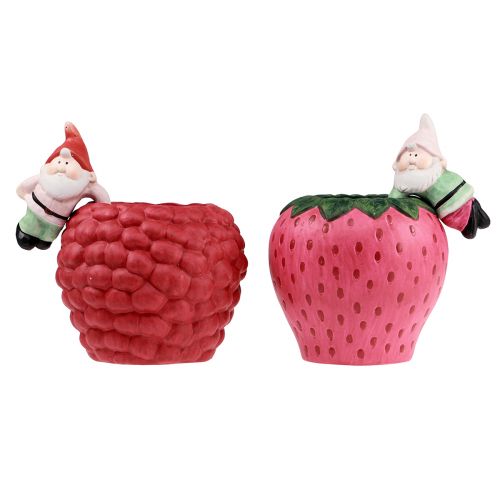 Product Ceramic pot planter edge hanger dwarf Ø14.5cm 2pcs