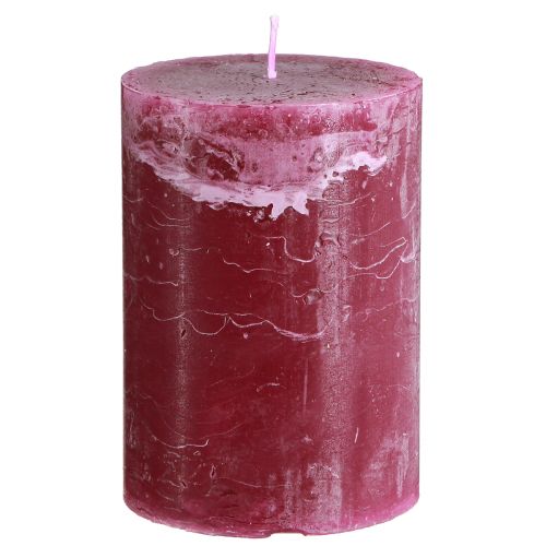 Floristik24 Candles dyed Berry pillar candles 85×120mm 2 pcs