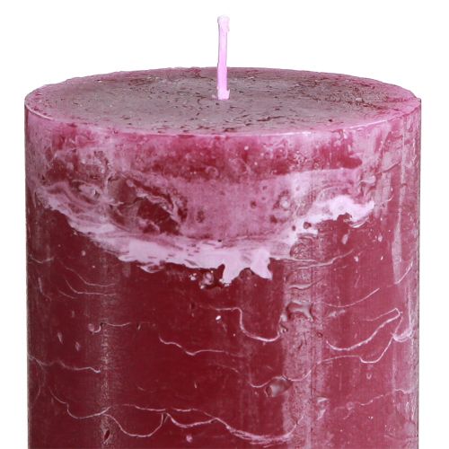 Product Candles dyed Berry pillar candles 85×120mm 2 pcs