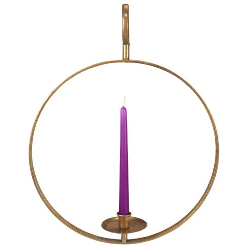 Product Candle holder for hanging metal decoration gold vintage Ø38/H48cm