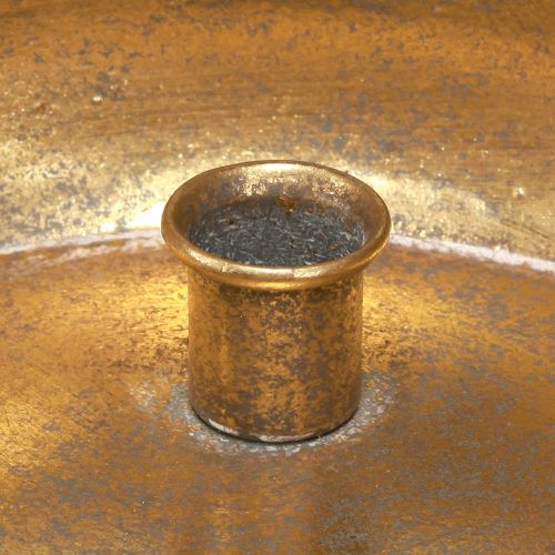 Product Candle holder bowl for 4 candles antique look gold Ø22cm