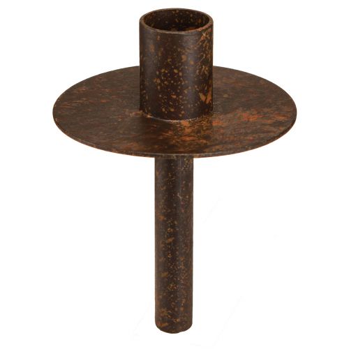 Candle holder for bottles rust look Ø8.5cm H12cm 2pcs