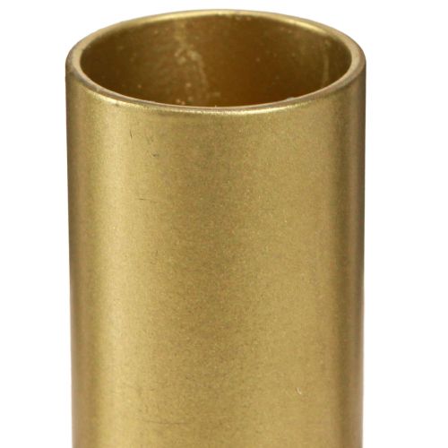 Product Candle holder for taper candles metal gold Ø28mm 15cm 4 pcs