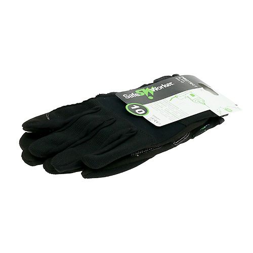 Product Kixx Lycra Synthetic Gloves Size 10 Black