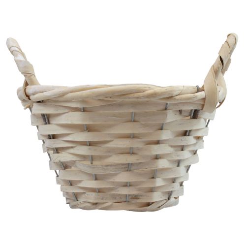 Product Decorative chip basket with handles for versatile design ideas