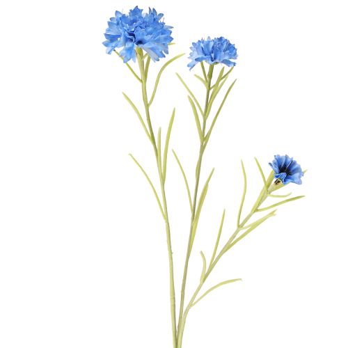 Product Cornflowers artificial blue artificial flowers summer 85cm 3pcs