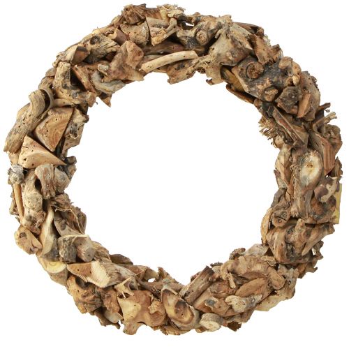 Wreath Root Wood Natural Wooden Wreath Rustic Table Decoration Ø40cm