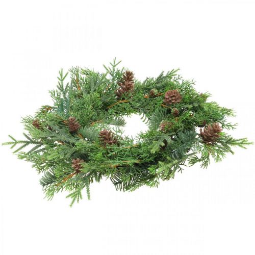 Floristik24 Christmas wreath with cones Advent wreath artificial Ø40cm