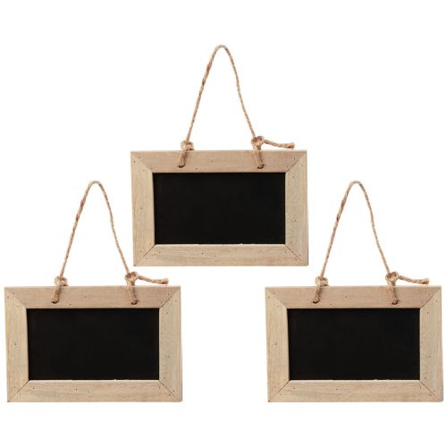 Chalkboards for hanging wooden board natural 20×15cm 5pcs