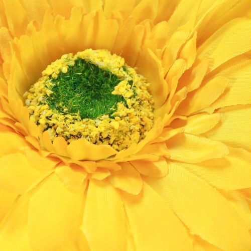 Product Artificial Flowers Gerbera Sun Yellow Garden Flower 47cm