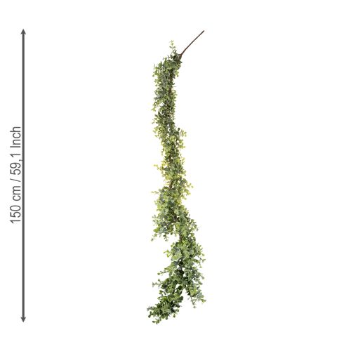 Product Artificial Eucalyptus Garland Decorative Garland Green 150cm