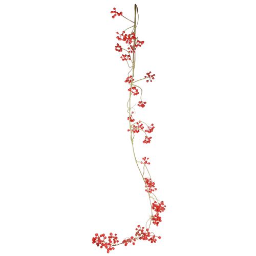 Floristik24 Artificial Hanging Plants Berry Branch Red Green H150cm