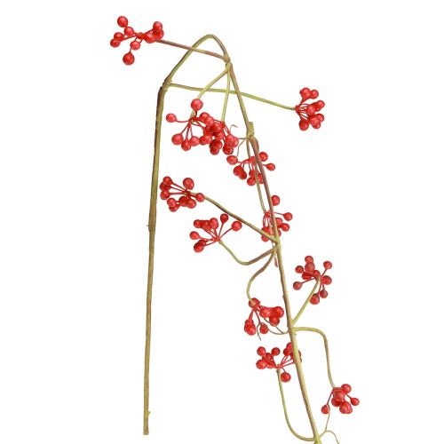 Product Artificial Hanging Plants Berry Branch Red Green H150cm