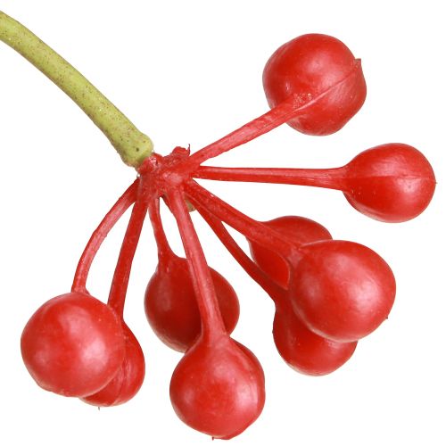 Product Artificial Hanging Plants Berry Branch Red Green H150cm