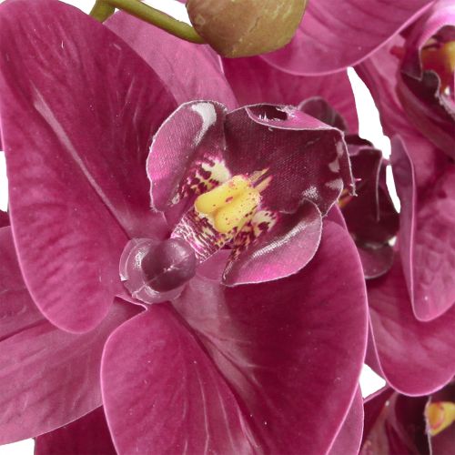 Product Artificial Orchids Purple Artificial Flowers Like Real 56cm 3 Pcs