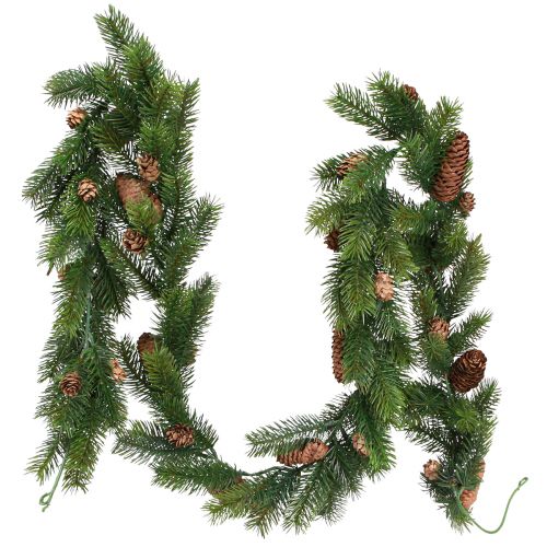 Product Artificial fir garland with cones Christmas garland 160cm