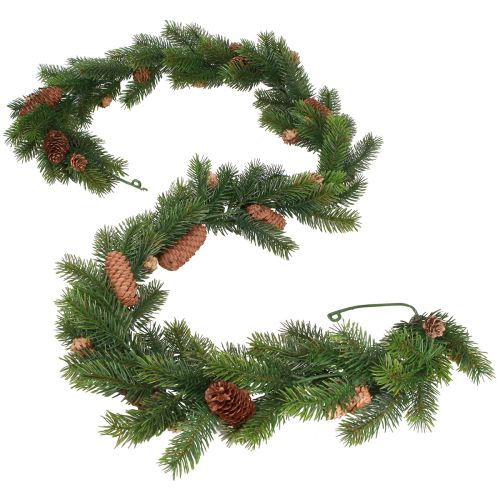 Product Artificial fir garland with cones Christmas garland 160cm