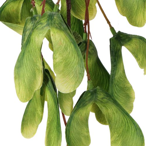 Product Artificial branch sycamore fruits yellow-green 100cm 3pcs