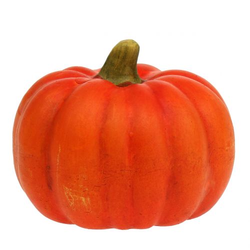 Floristik24 Pumpkin ceramic orange Ø6cm H8.5cm