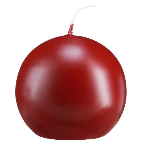 Product Ball candles 60mm antique red 16 pcs Christmas decoration