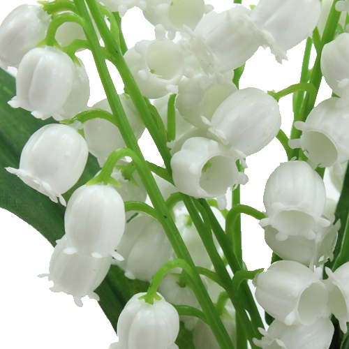 Floristik24 Artificial lilies of the valley white 25cm 3pcs