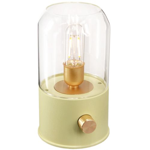 LED Table Lamp Retro Table Lamp Warm White Green H19.5cm