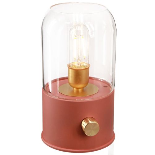 LED Table Lamp Retro LED Light Warm White Brown H19.5cm