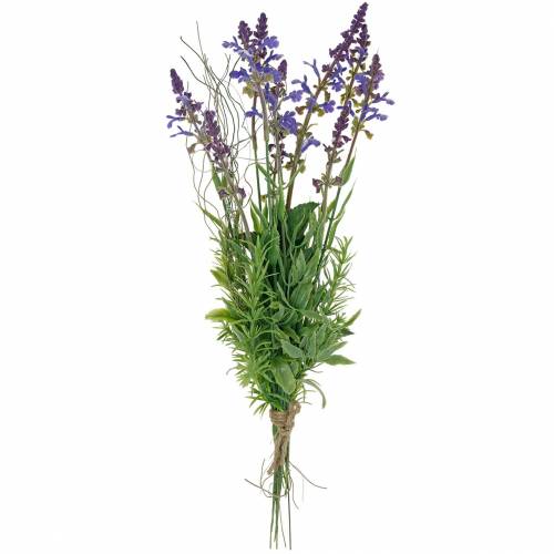 Product Artificial lavender bouquet, decorative purple lavender, silk flowers