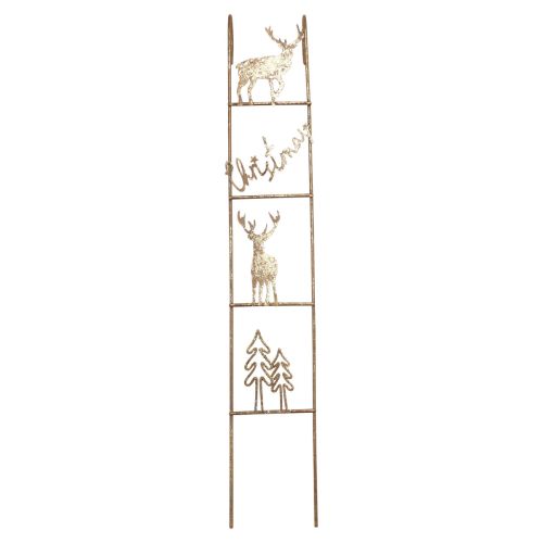 Product Hanging decoration Christmas deer decoration gold vintage 42.5×7×4cm