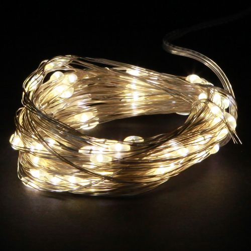 Product Fairy Lights 50 Micro LED Warm White Timer For Battery 6 pcs