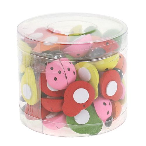 Product Ladybug colorful 2.5cm 60pcs