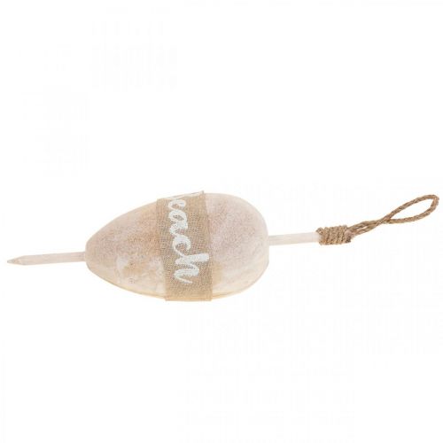 Floristik24 Maritime decoration buoy, hanging decoration deco buoy “Beach” 27×8.5cm