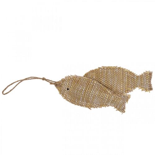 Product Maritime hanging decoration pendant deco fish for hanging H32cm