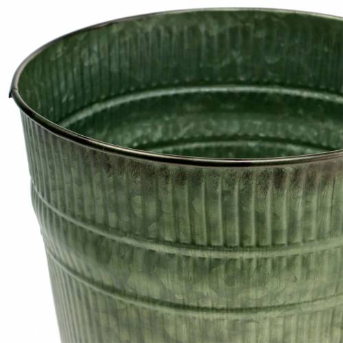 Floristik24 Plant pot orange, brown, green Ø10.5cm H10cm set of 3